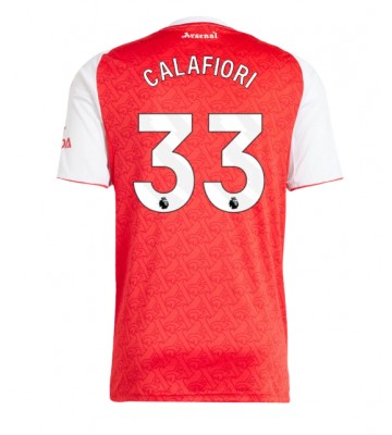 Arsenal Riccardo Calafiori #33 Hjemmebanetrøje 2025-26 Kortærmet